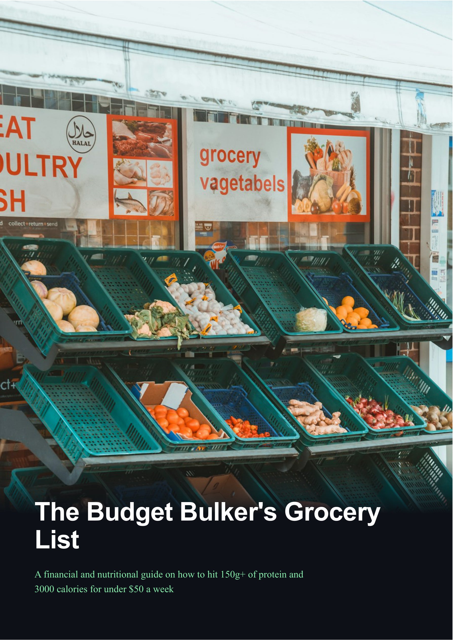 The Budget Bulker's Grocery List